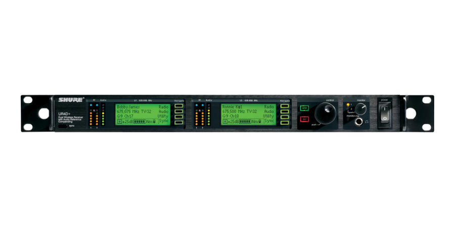 Shure UR4D+ Dual Receiver (K4E)