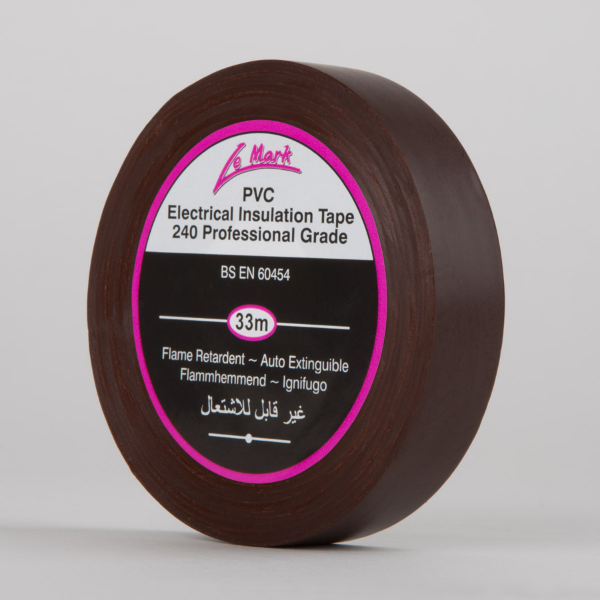 19mm PVC Insulation Tape (Brown)