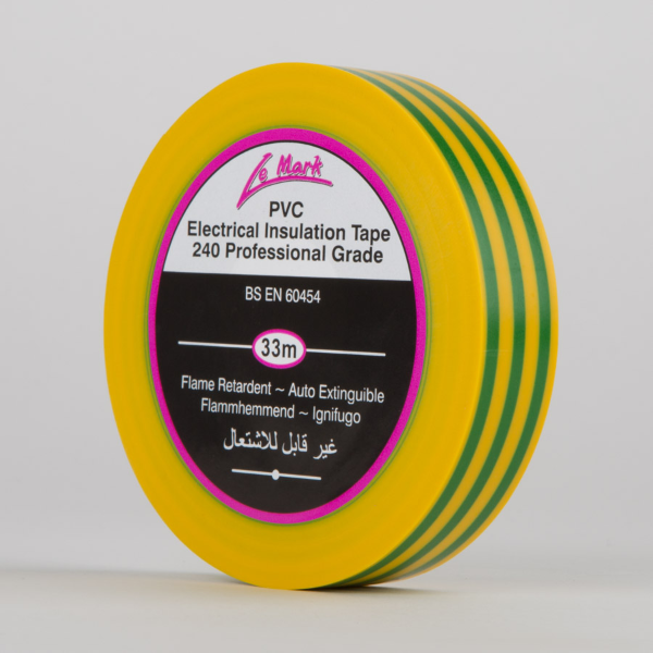 19mm PVC Insulation Tape (Earth)